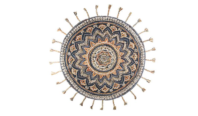 HANDWOVEN CARPET SUN ROUND 170 HANDWOVEN CARPET SUN ROUND 170