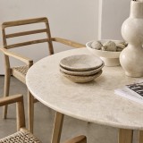 ROUND DINING TABLE INF MARBLE TOP 120